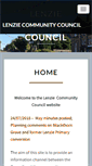 Mobile Screenshot of lenziecommunitycouncil.org.uk